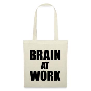 Brain at work - Stoffbeutel - Natur - Vorne