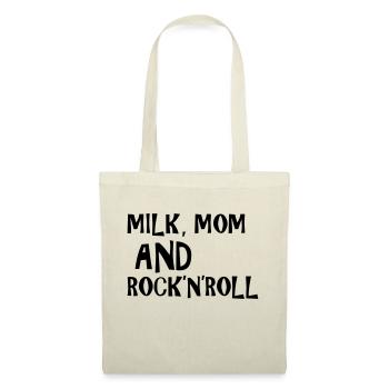Milk, Mom and Rock 'N' Roll - Tote Bag - nature - Front