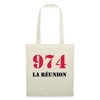 974 La Réunion - Sac en tissu - nature - Devant
