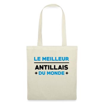 Antilles / Antillais / Antillaise / Martinique - Sac en tissu - nature - Devant
