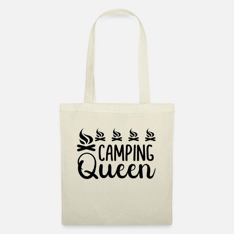Camping Queen - Stoffbeutel - Natur