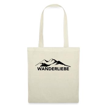 Wanderliebe - (5) - Stoffbeutel - Natur - Vorne