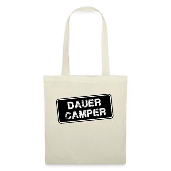 Dauer Camper - die Camping lieben und leben - Stoffbeutel - Natur - Vorne