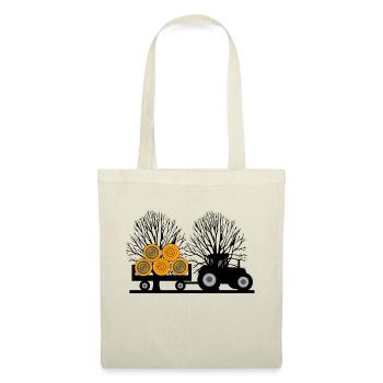 Tracteur - Sac en tissu - nature - Devant