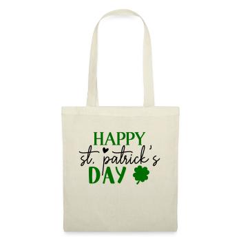 Alles Gute zum St.Patrick's Day - Stoffbeutel - Natur - Vorne