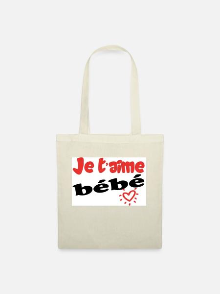 Ich liebe dich Liebling - Stoffbeutel - Natur