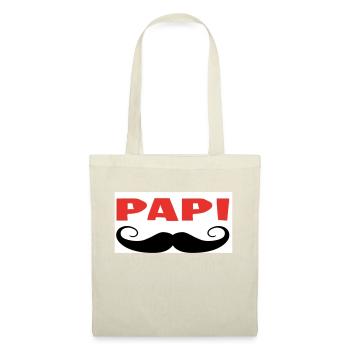 PAPI - Sac en tissu - nature - Devant