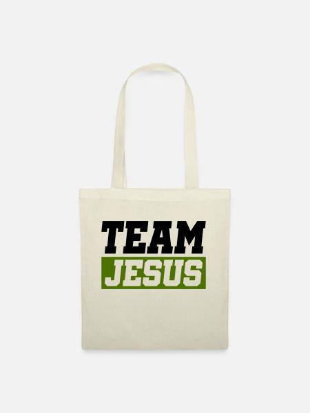 jesus team - Stoffbeutel - Natur