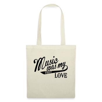 Music was my first Love - Tote Bag - nature - Front