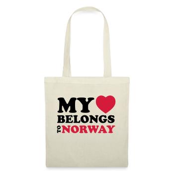 MHBT NORWAY - Sac en tissu - nature - Devant