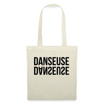 Tänzerin / Tänzer / Musik / Tanz / Dance - Stoffbeutel - Natur - Vorne