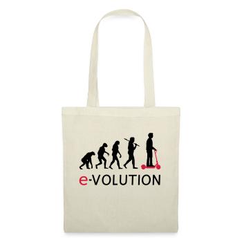 Evolution ElectroScooter eScooter ERoller - Stoffbeutel - Natur - Vorne