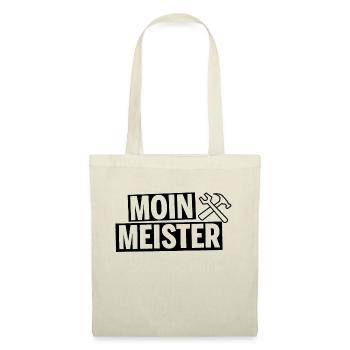 Moin Meister! Handwerker Lustig Geschenk Geselle - Stoffbeutel - Natur - Vorne