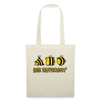 Bee Different - Stoffbeutel - Natur - Vorne