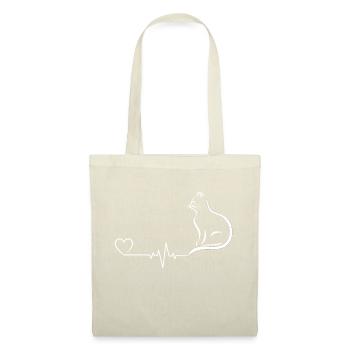 Heartbeat Cat Your heart beats for cats - Tote Bag - nature - Front