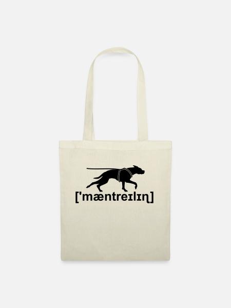 Mantrailing Lautschrift - Stoffbeutel - Natur