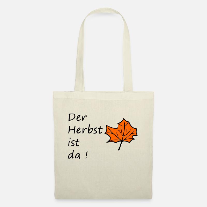 Der Herbst ist da ! - Stoffbeutel - Natur