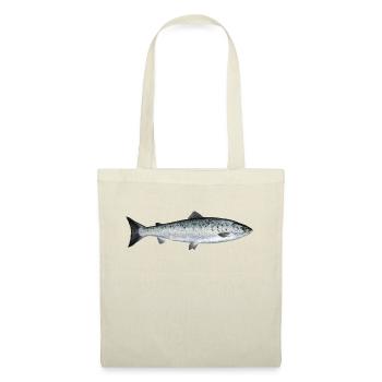 saumon - Sac en tissu - nature - Devant
