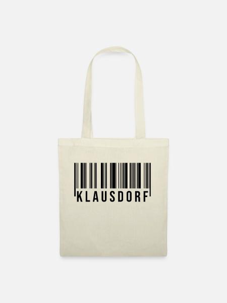 Klausdorf Strichcode - Stoffbeutel - Natur