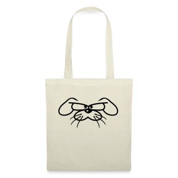 Dog, rabbit, animal, looking, angry, angry, serious, aggressive - Tote Bag - nature - Front