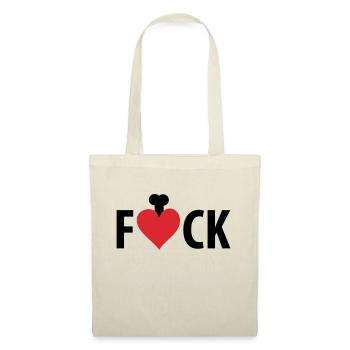 FUCK - Tote Bag - nature - Front