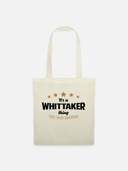 It's a whittaker name thing stars never u - Tote Bag - nature