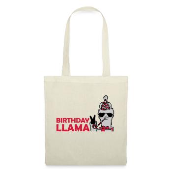 Birthday Llama No Drama - Tote Bag - nature - Front