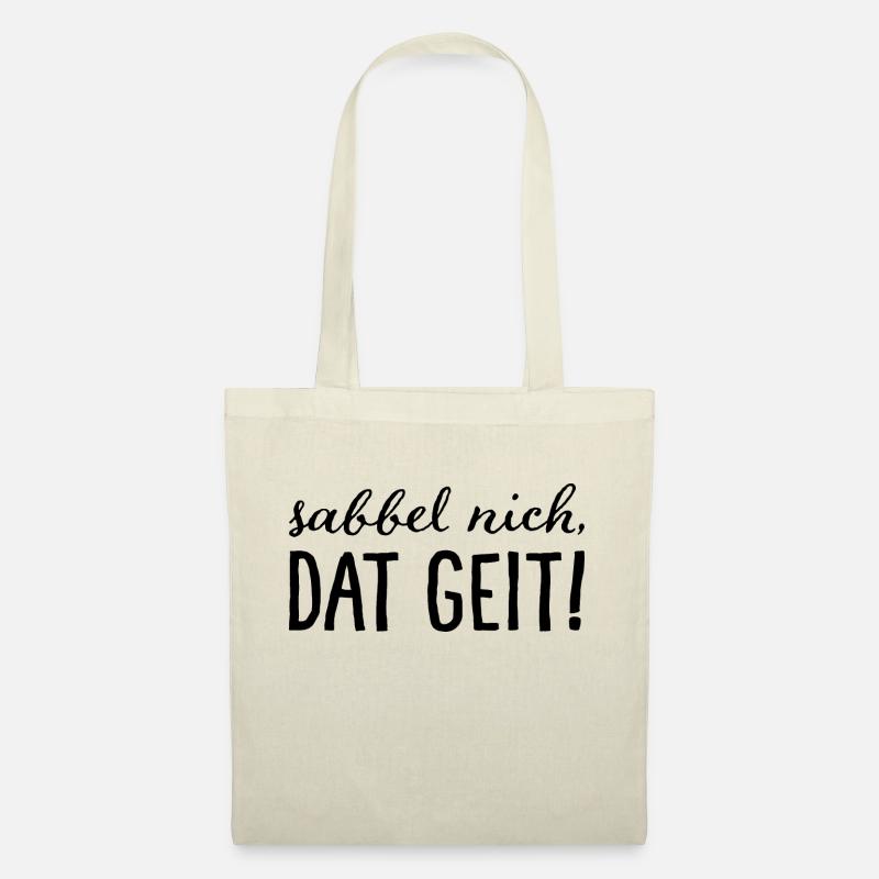 Sabbel nich, dat geit! - Stoffbeutel - Natur