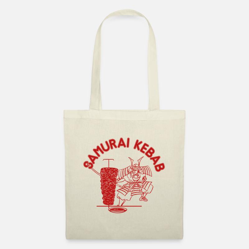 Samurai Kebab Red - Stoffbeutel - Natur