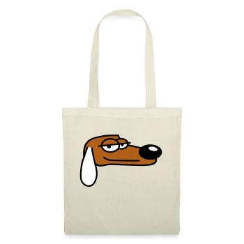 Chien A L’air cool Look détendu Guy Chill Dude - Sac en tissu - nature - Devant