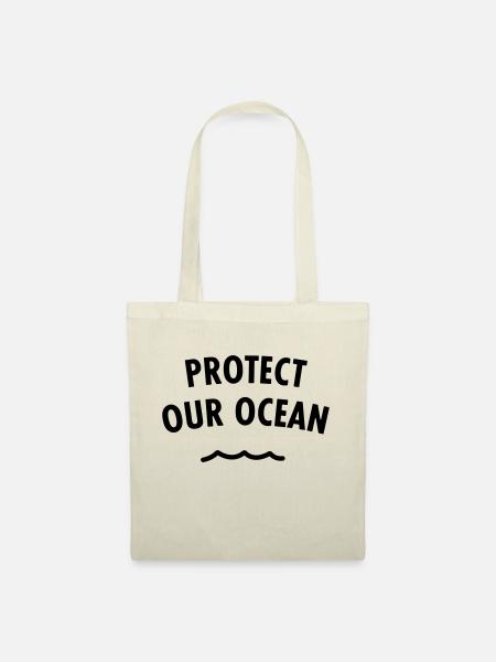 Protect Our Ocean - Stoffbeutel - Natur