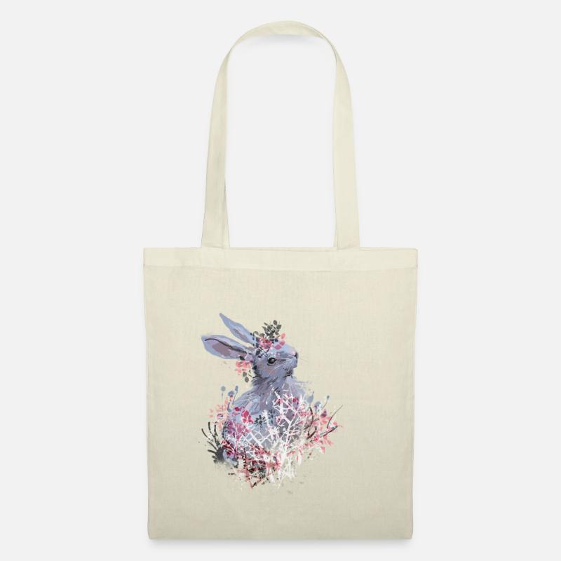 Hase im Wald - Stoffbeutel - Natur