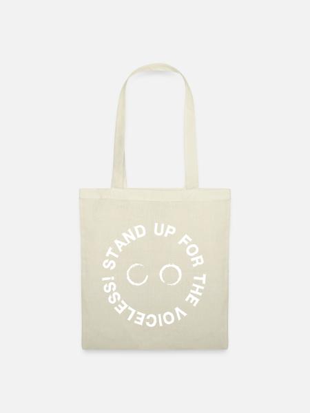 STAND UP FOR THE VOICELESS LOGO - Stoffbeutel - Natur