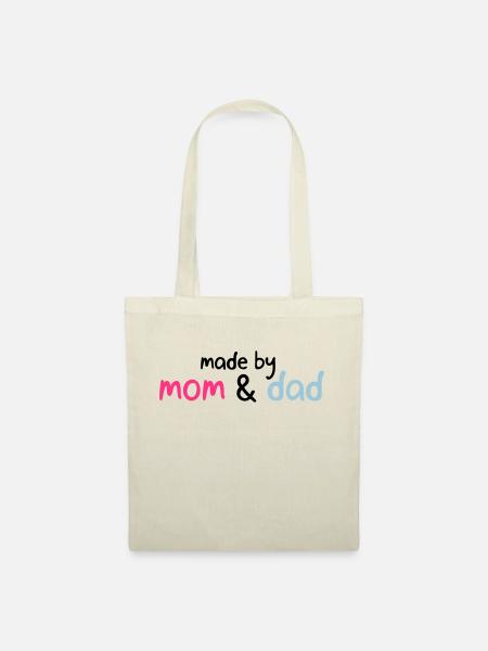 made by mom & dad - Stoffbeutel - Natur
