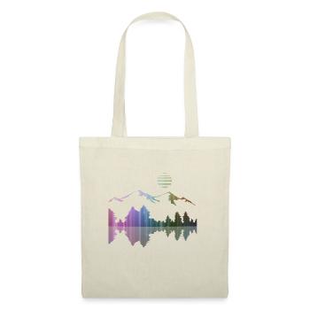 Paysage, art, montagnes, forêt, street art, désert - Sac en tissu - nature - Devant
