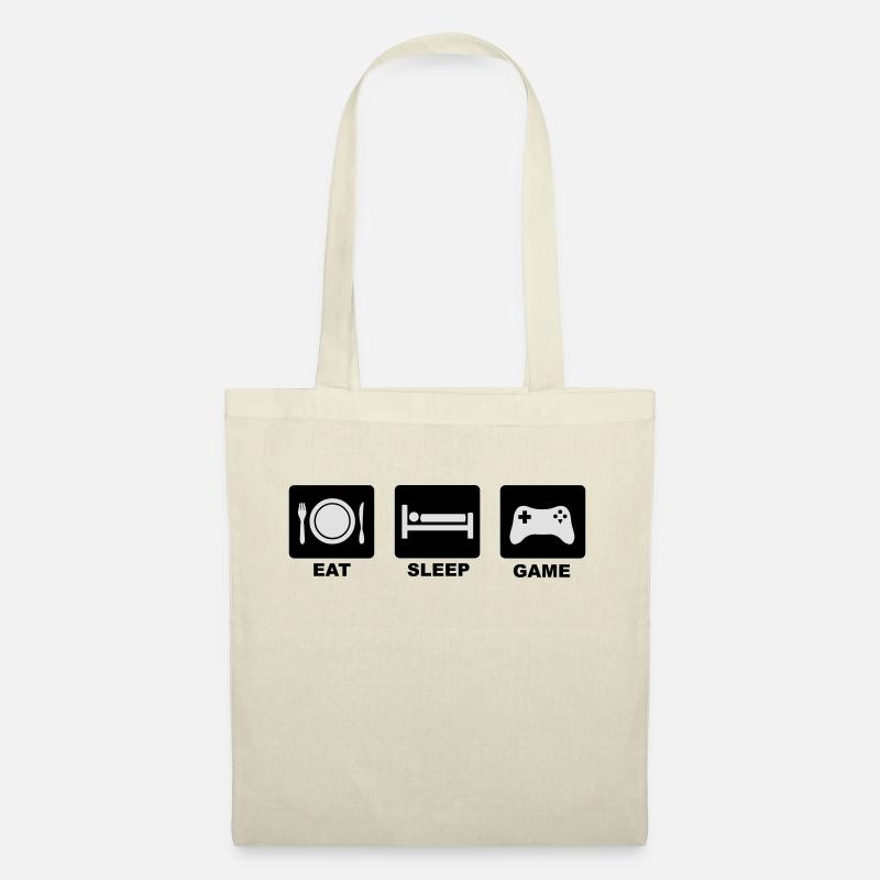 Eat Sleep Game - Tote Bag - nature