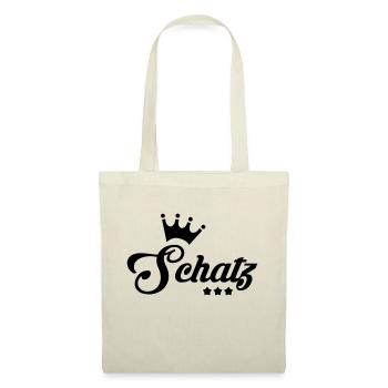 Love Lover Girlfriend Liebling Heart Schatz - Tote Bag - nature - Front