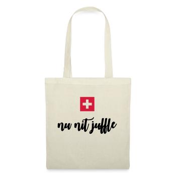 Nu Nit Juffle (CH, Schweiz) - Stoffbeutel - Natur - Vorne