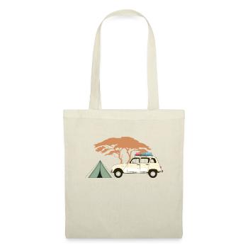 retro camping - Sac en tissu - nature - Devant