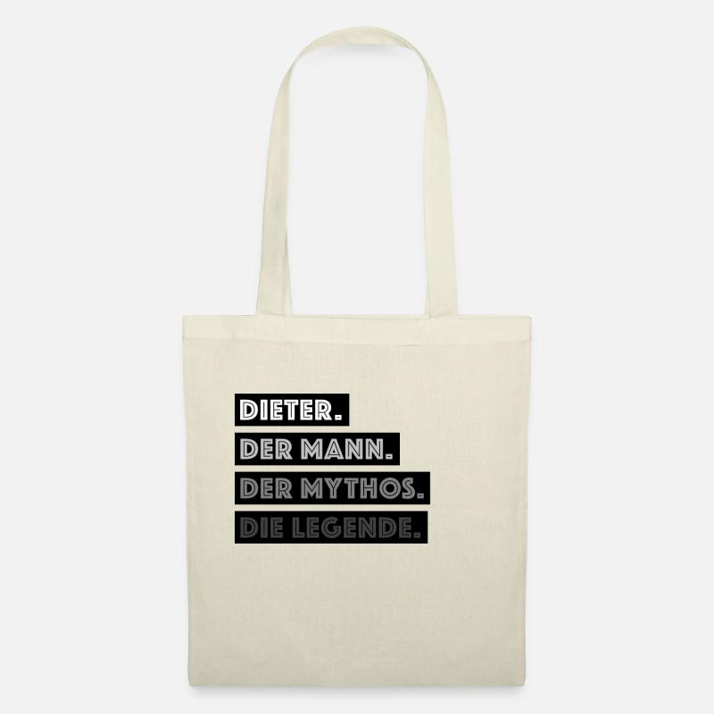 Dieter der Mann der Mythos die Legende - Stoffbeutel - Natur