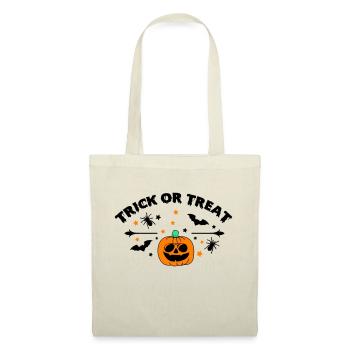 trick or treat 02 - Stoffbeutel - Natur - Vorne
