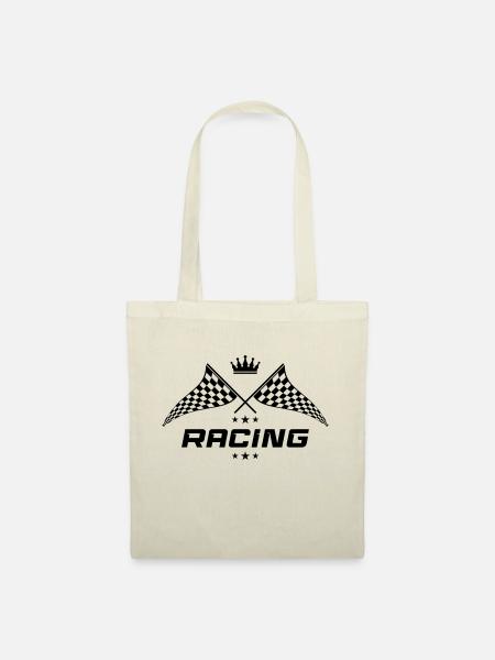 racing symbol - Stoffbeutel - Natur