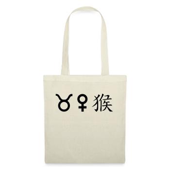 Taurus Venus Monkey - Tote Bag - nature - Front
