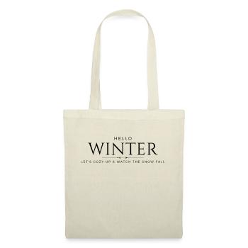 Hello Winter | Winter-Inspired Print - Tote Bag - nature - Front