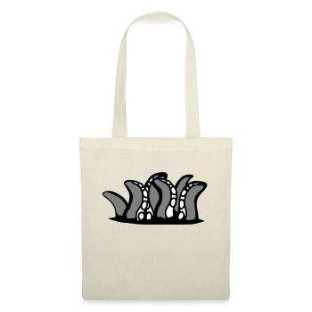 Tentacle Kraken Monster Bottom Hole Alien Horror - Tote Bag - nature - Front