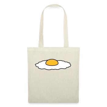 oeuf au plat manger délicieux cuire le chef - Sac en tissu - nature - Devant