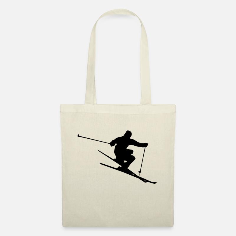 Ski freestyle - Stoffbeutel - Natur