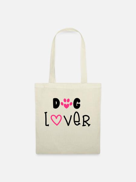 Dog Lover - Stoffbeutel - Natur