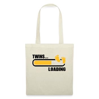 Jumeaux - Sac en tissu - nature - Devant
