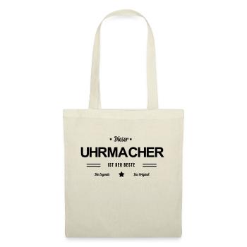 Bester Uhrmacher - Stoffbeutel - Natur - Vorne